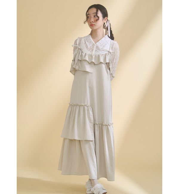 merry jenny「tulip frillキャミワンピース」|ワンピース|