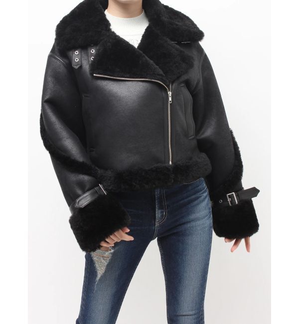 GYDA「ECO MOUTON RIDERSジャケット」|ライダースジャケット|