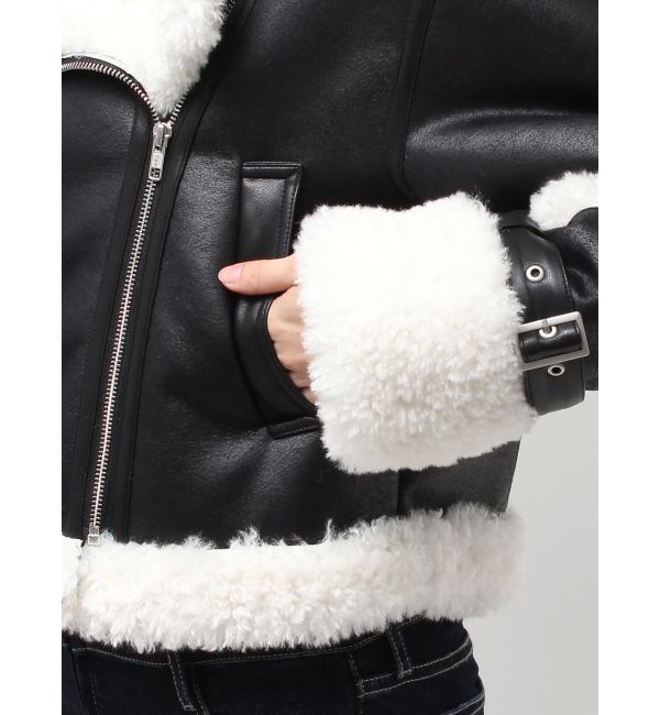 GYDA「ECO MOUTON RIDERSジャケット」|ライダースジャケット|