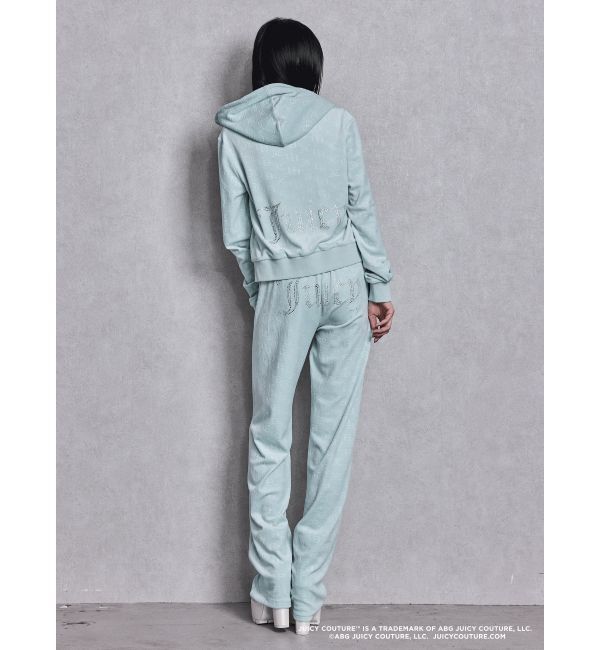 GYDA「GYDA&times;Juicy Couture GG JC Emboss Big Bling Velour Hoodie」|パーカー|