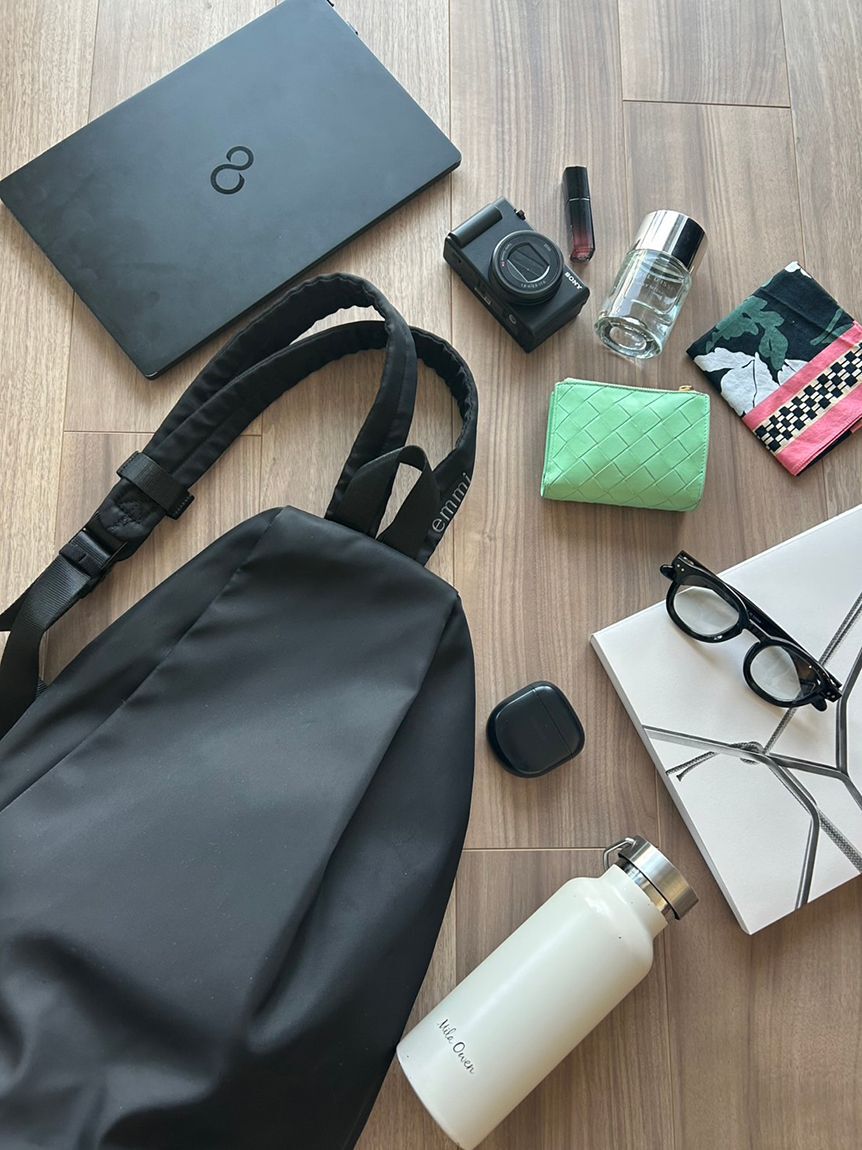 emmi atelier「eco 撥水２ｗａｙボディバックパック」|リュック|