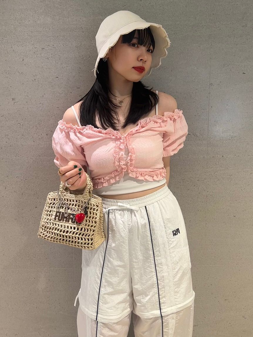 FURFUR「【限定カラー】ラフィアロゴトートバッグ」|トートバッグ|