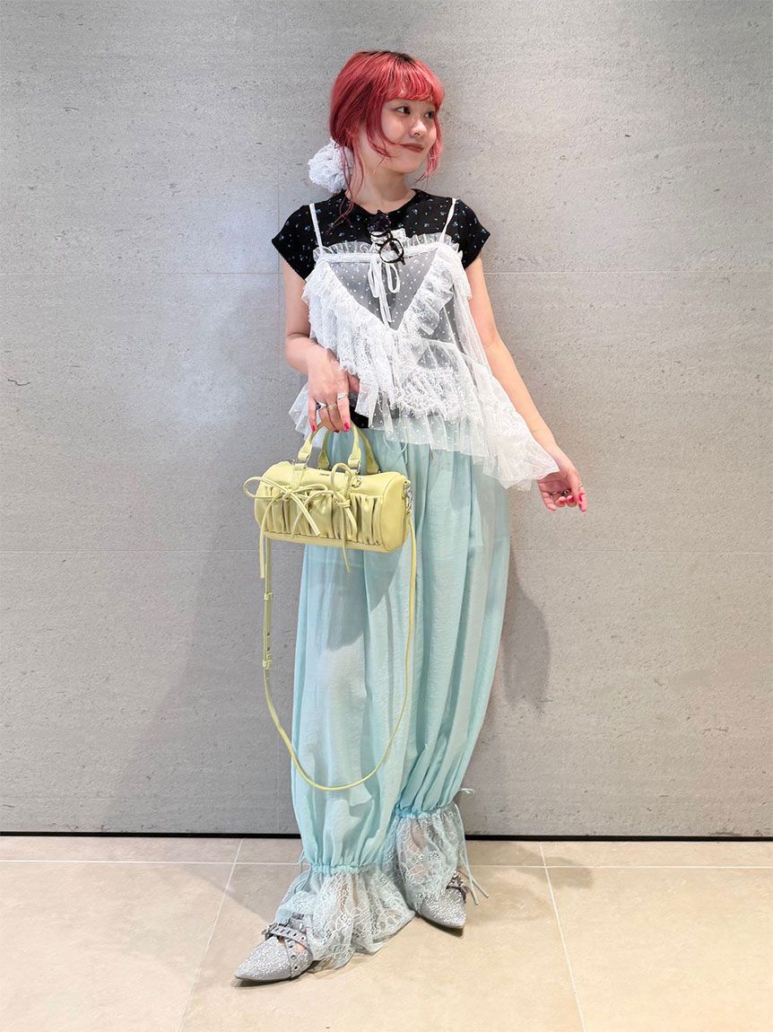 FURFUR「レーストリムドロストパンツ」|チノ|