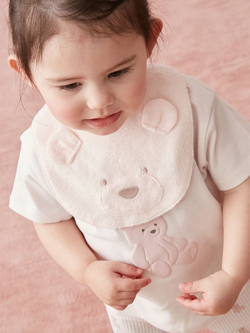 GELATO PIQUE KIDS & BABY「【限定カラーあり】【BABY】ベアスタイ」|スタイ|