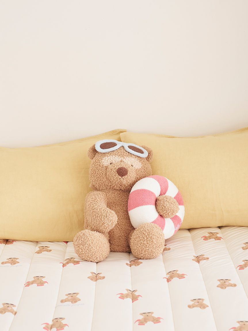 gelato pique Sleep「【Sleep】サマーベアポケット付きクッション」|クッション・クッションカバー|