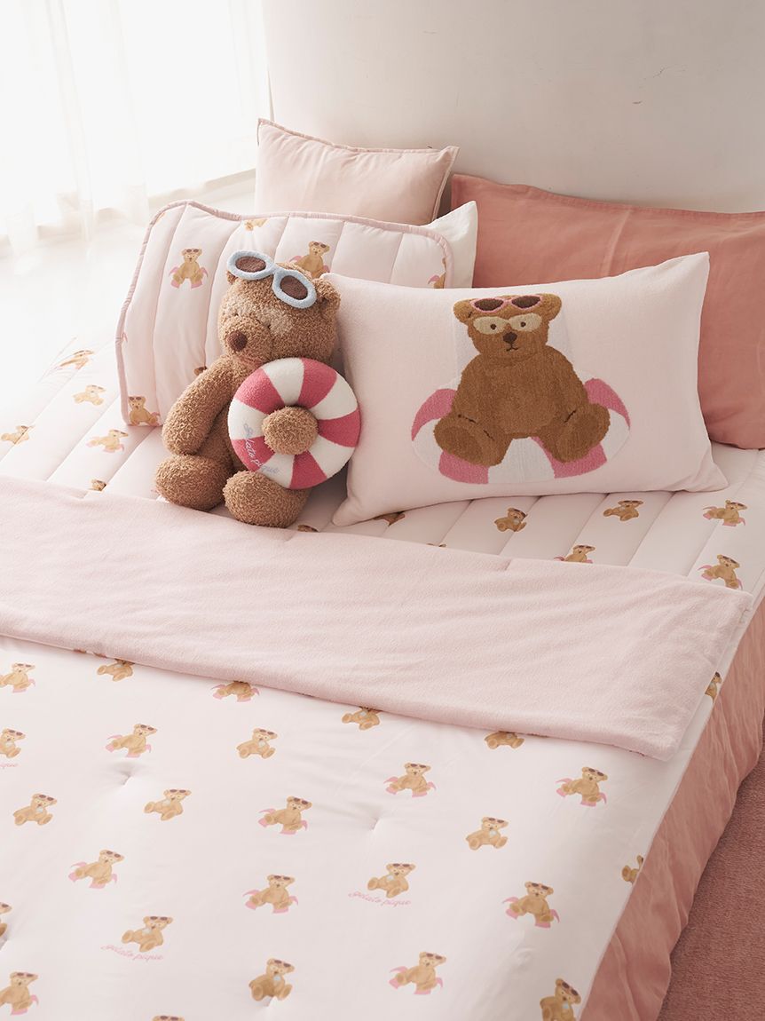 gelato pique Sleep「【Sleep】サマーベアポケット付きクッション」|クッション・クッションカバー|