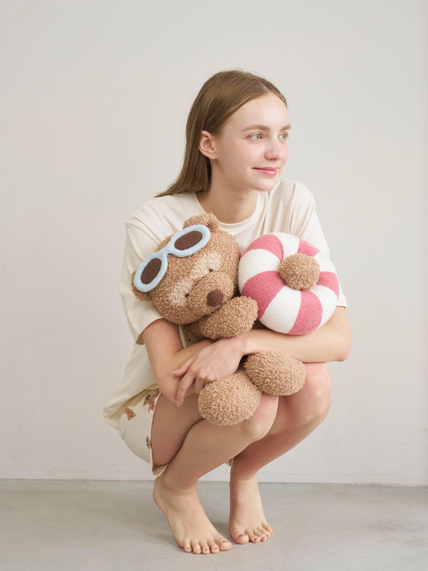 gelato pique Sleep「【Sleep】サマーベアポケット付きクッション」|クッション・クッションカバー|