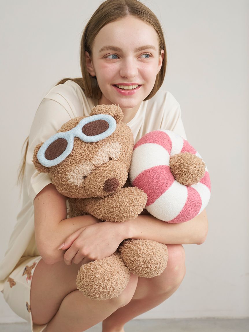 gelato pique Sleep「【Sleep】サマーベアポケット付きクッション」|クッション・クッションカバー|