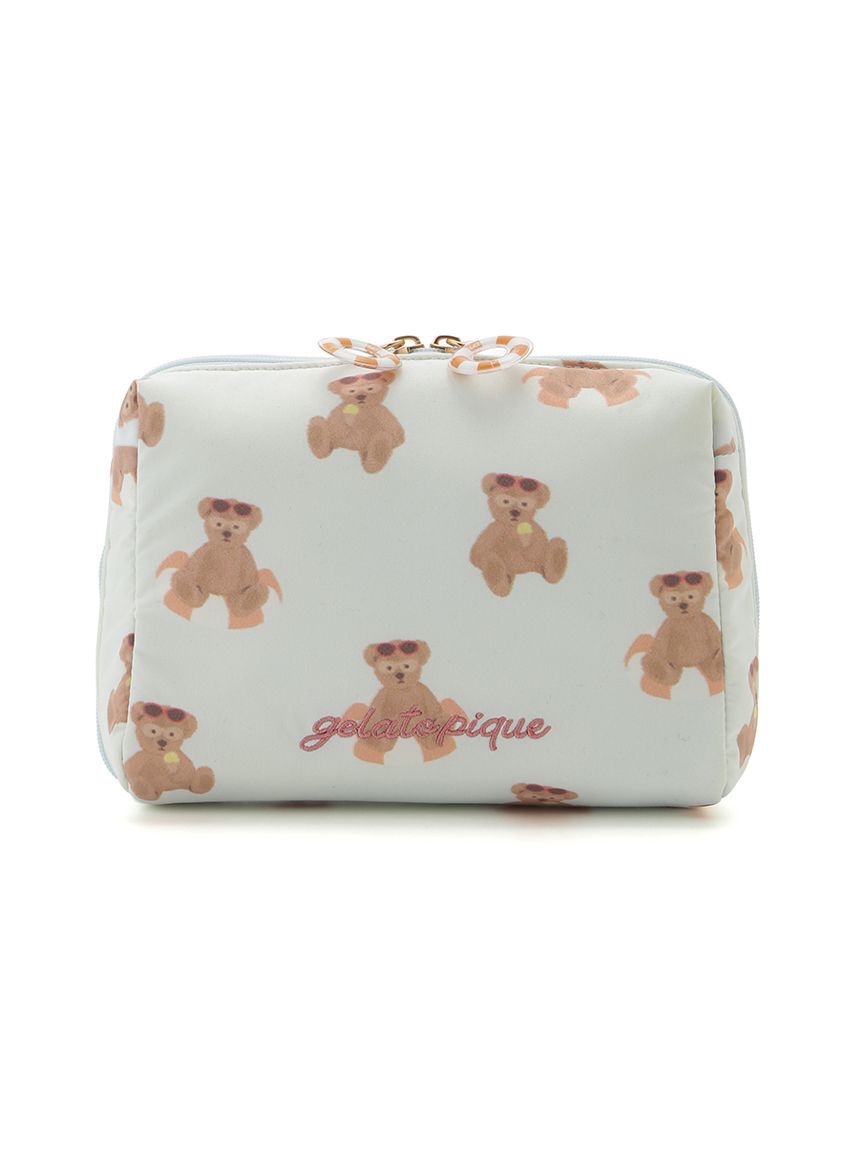 gelato pique「サマーベア総柄ポーチ」|ポーチ|
