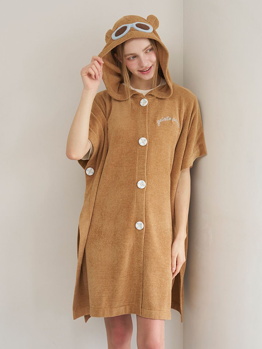 gelato pique Sleep「【Sleep】サマーベアバスポンチョ」|ルームウェア|BRW
