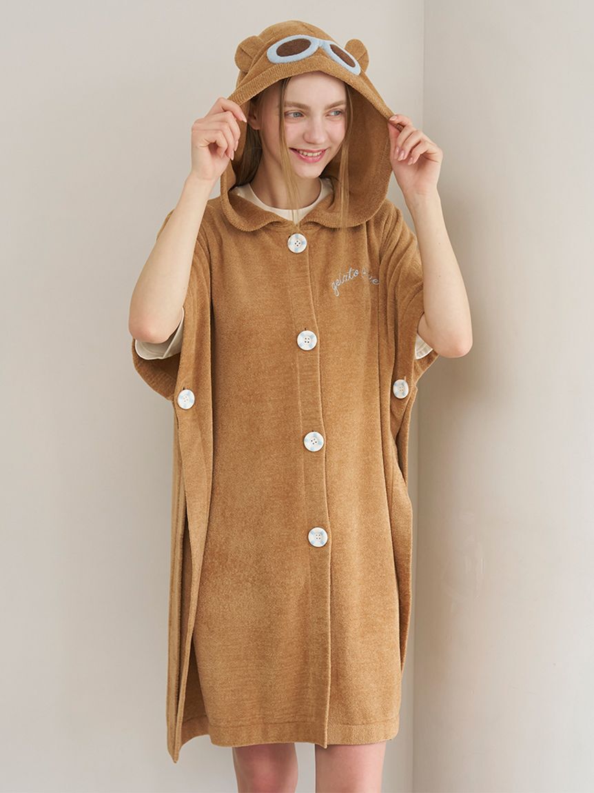 gelato pique Sleep「【Sleep】サマーベアバスポンチョ」|ルームウェア|