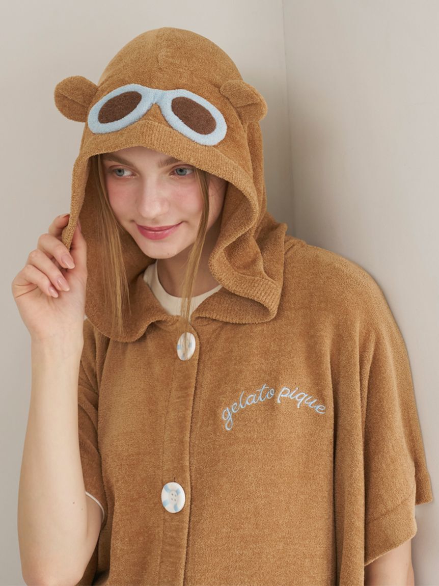 gelato pique Sleep「【Sleep】サマーベアバスポンチョ」|ルームウェア|