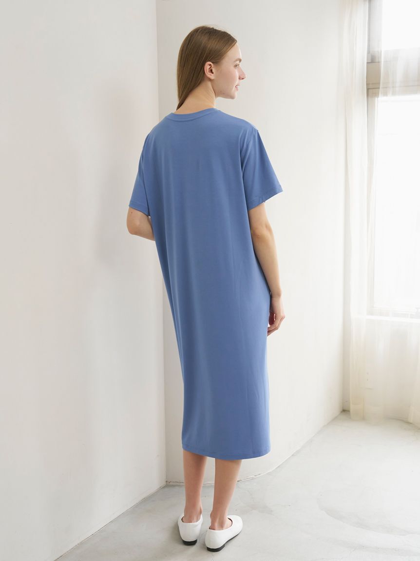 gelato pique「【接触冷感】サマーベアワンポイントワンピース」|ルームウェア|