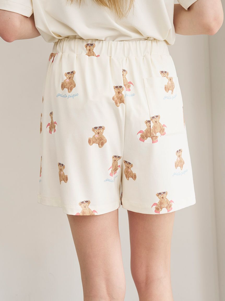 gelato pique「【接触冷感】サマーベア柄ショートパンツ」|ルームウェア|