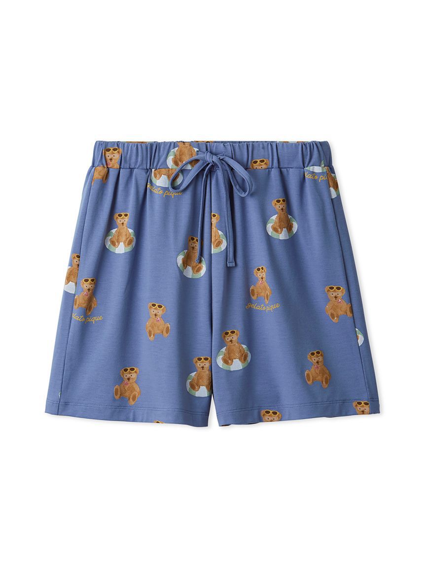 gelato pique「【接触冷感】サマーベア柄ショートパンツ」|ルームウェア|NVY