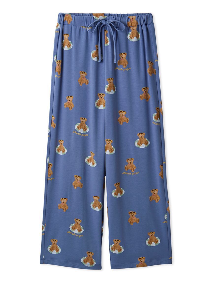 gelato pique「【接触冷感】サマーベア柄ロングパンツ」|ルームウェア|