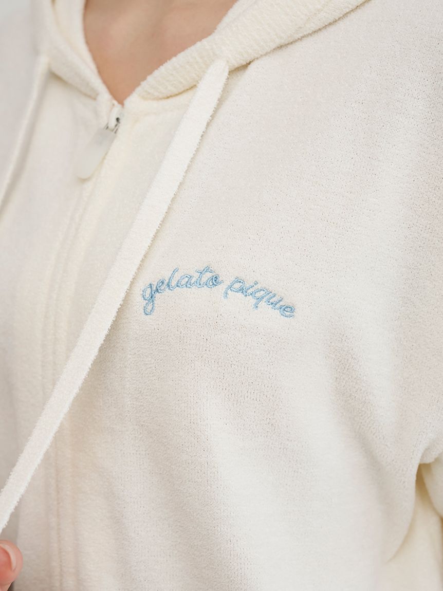 gelato pique「サマーベアジャガード半袖パーカ」|ルームウェア|
