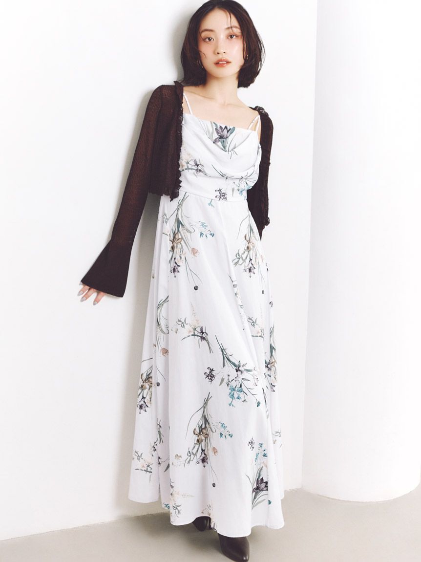 SNIDEL「シアーフリルコンパクトカーディガン」|カーディガン|