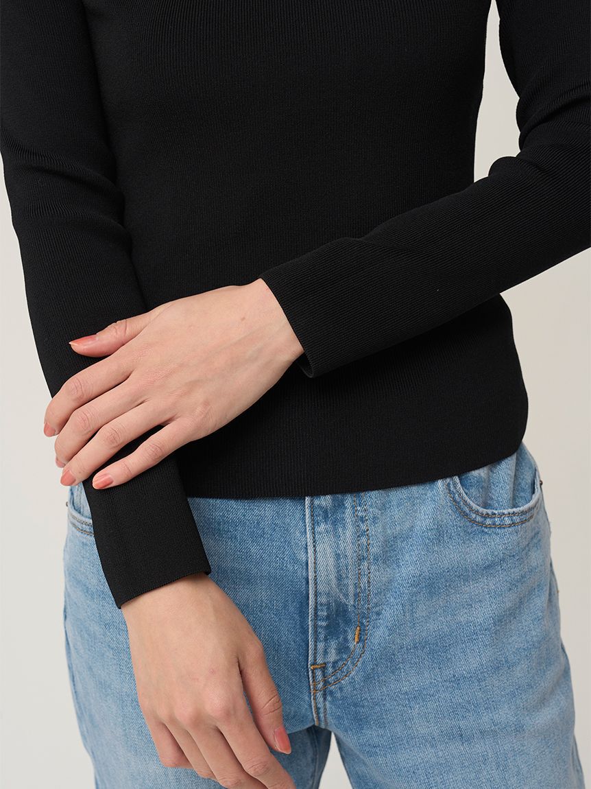 SNIDEL「バルーンフリルニットプルオーバー」|ニット・セーター|