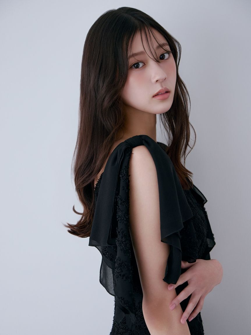 SNIDEL「リボンジャガードワンピース」|ワンピース|