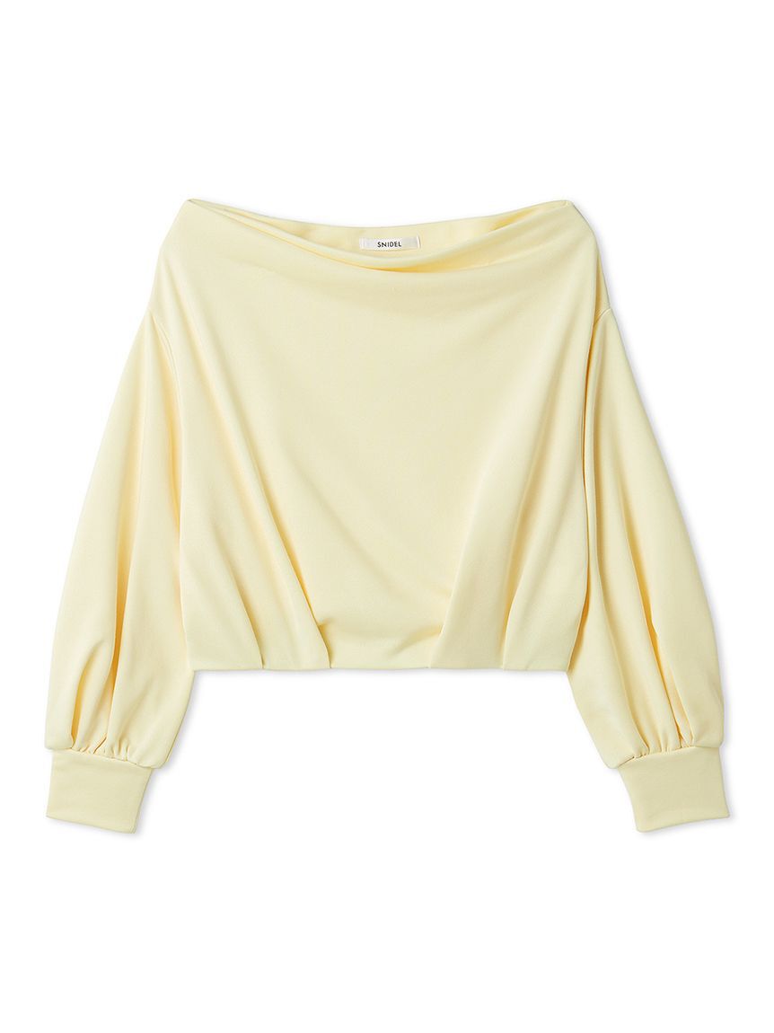 SNIDEL「オフショルタックスエット」|スウェット・ジャージ|