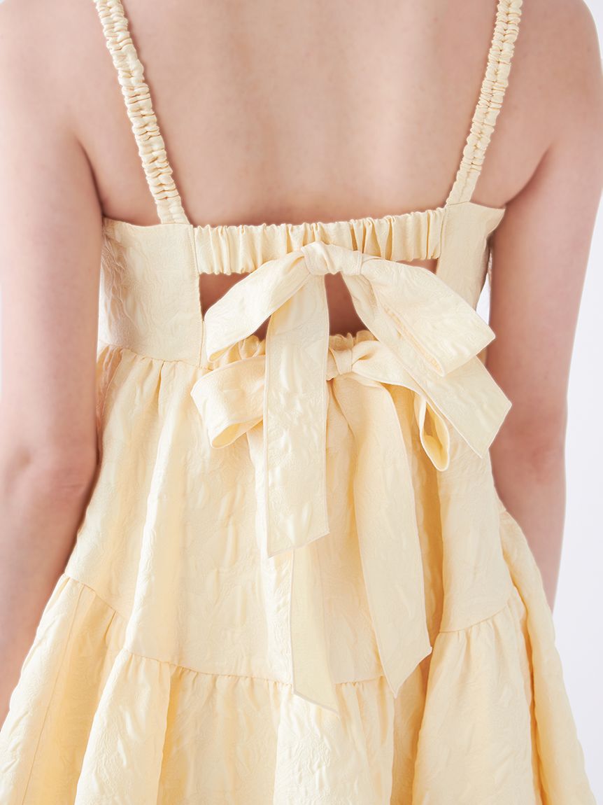 SNIDEL「【Chacott】コラボジャガードミニワンピース」|ワンピース|