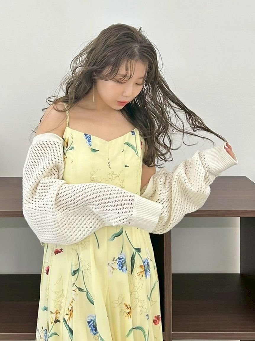 FRAY I.D「リネンコットンニットボレロカーディガン」|カーディガン|WHT