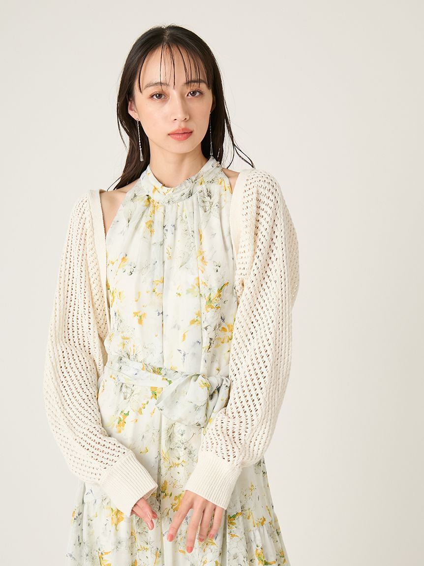 FRAY I.D「リネンコットンニットボレロカーディガン」|カーディガン|