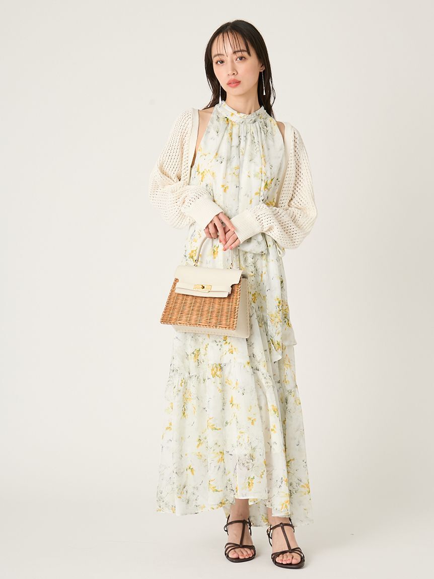 FRAY I.D「リネンコットンニットボレロカーディガン」|カーディガン|