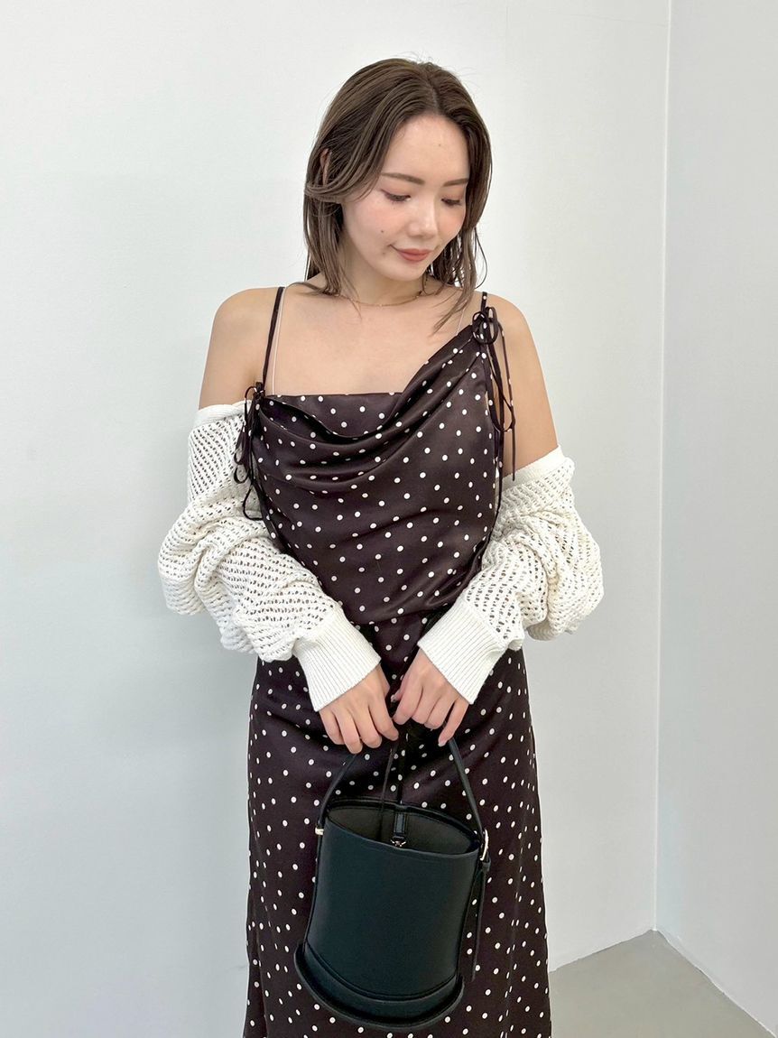 FRAY I.D「リネンコットンニットボレロカーディガン」|カーディガン|