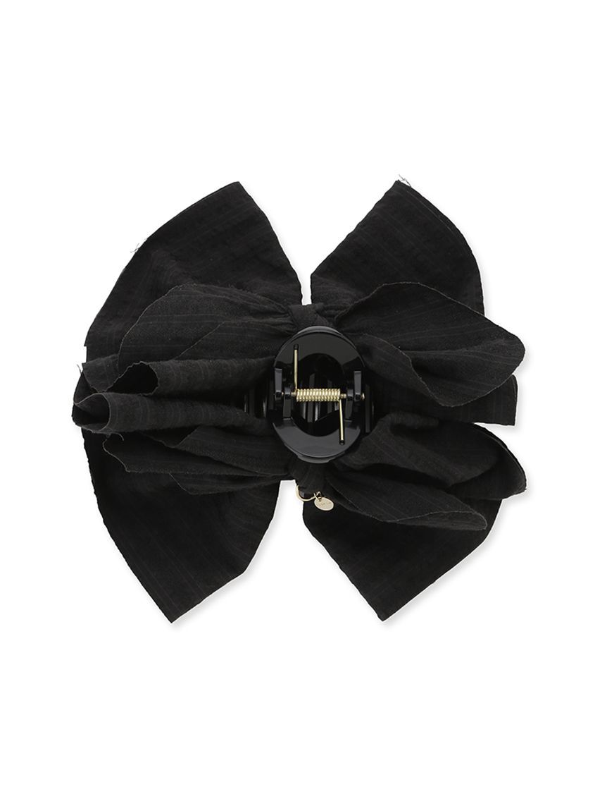 FRAY I.D「リボンヘアクリップ」|ヘアバンド|BLK