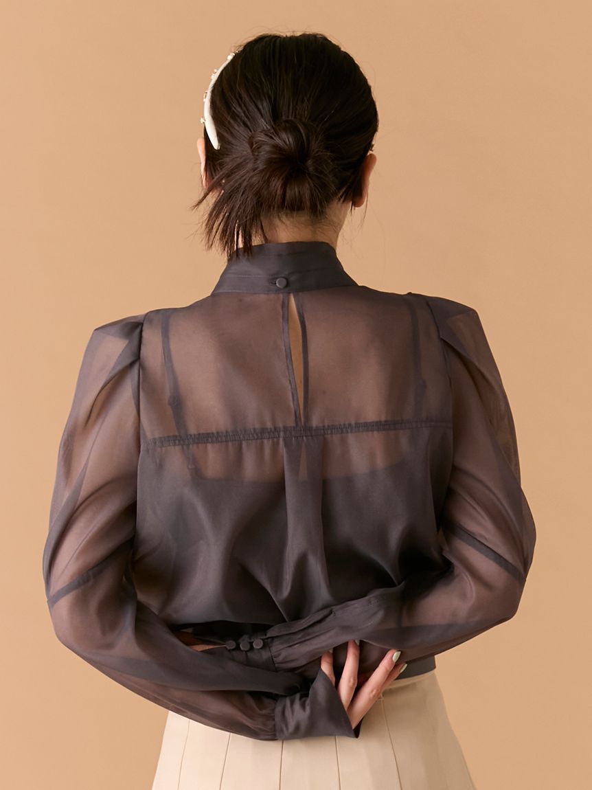 LILY BROWN「ビックボウタイブラウス」|シャツ・ブラウス|