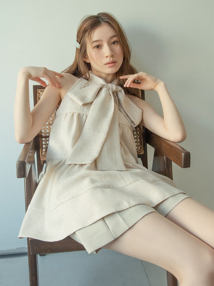 LILY BROWN「アメスリティアード2wayブラウス」|シャツ・ブラウス|