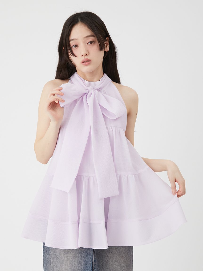 LILY BROWN「アメスリティアード2wayブラウス」|シャツ・ブラウス|