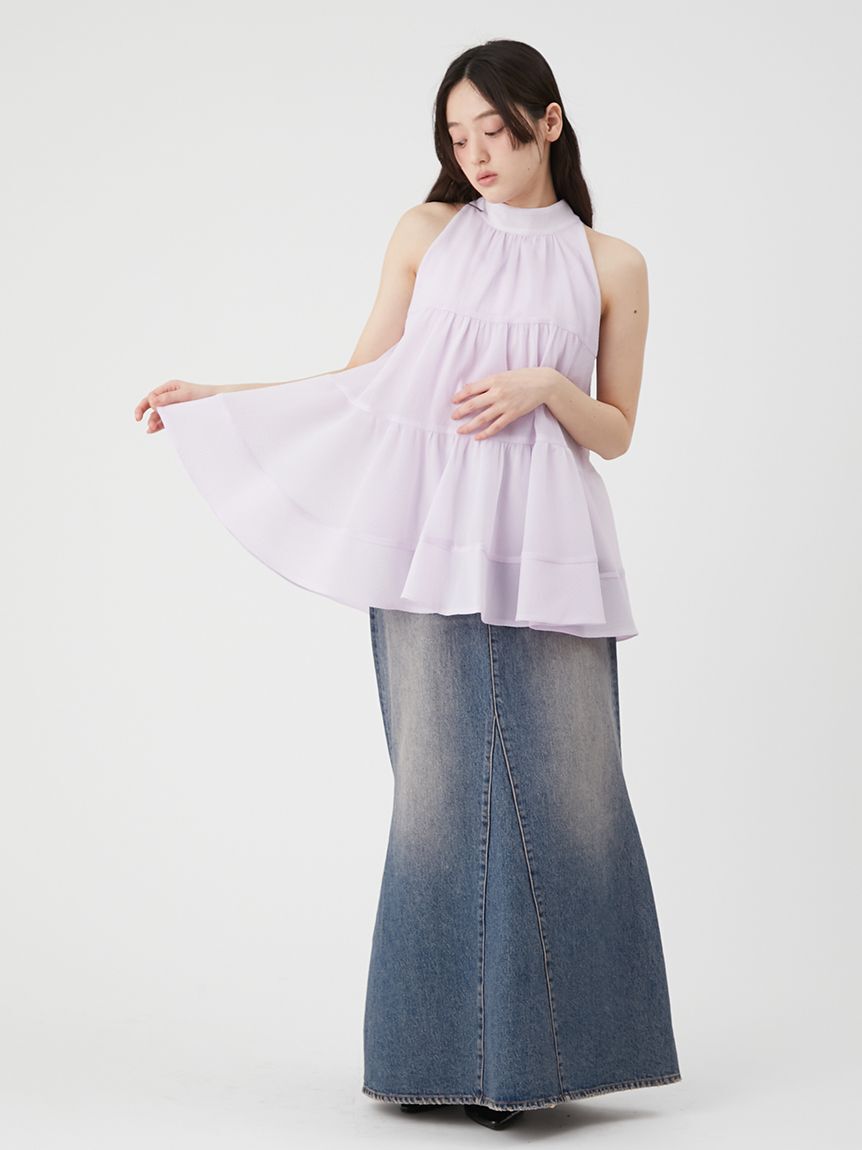 LILY BROWN「アメスリティアード2wayブラウス」|シャツ・ブラウス|