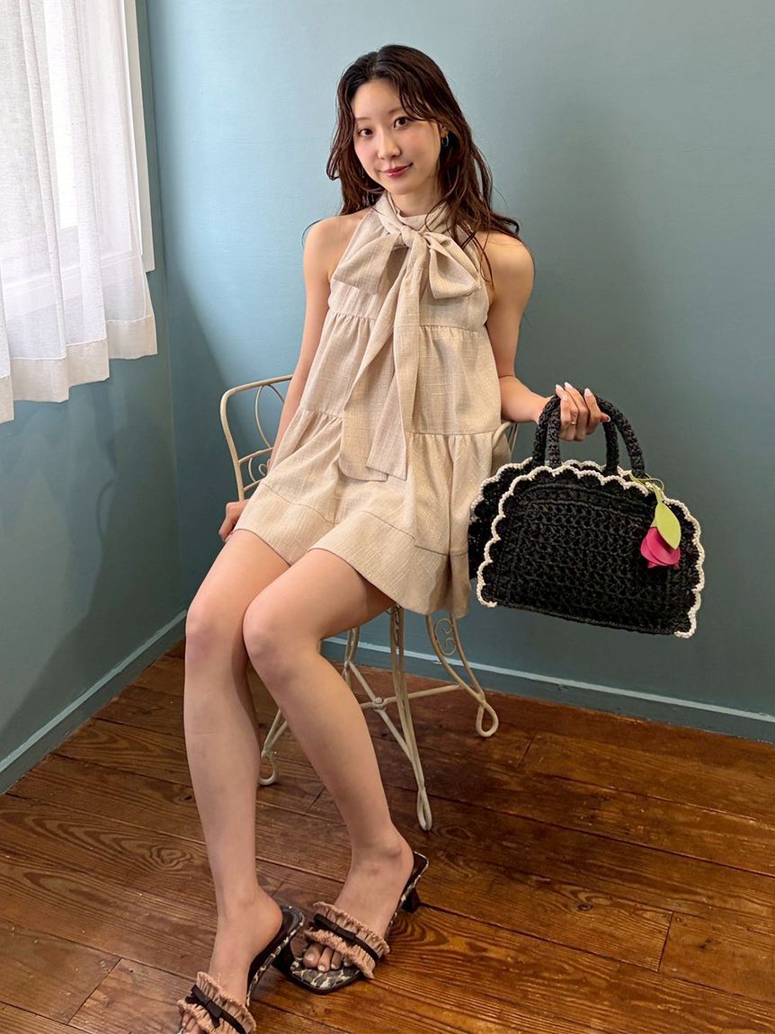 LILY BROWN「アメスリティアード2wayブラウス」|シャツ・ブラウス|