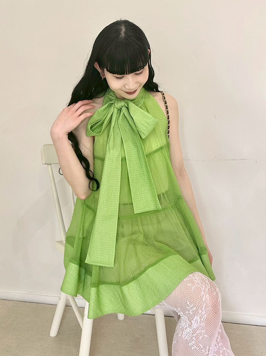 LILY BROWN「アメスリティアード2wayブラウス」|シャツ・ブラウス|