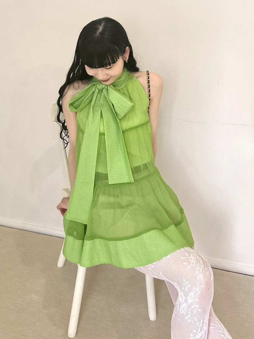 LILY BROWN「アメスリティアード2wayブラウス」|シャツ・ブラウス|