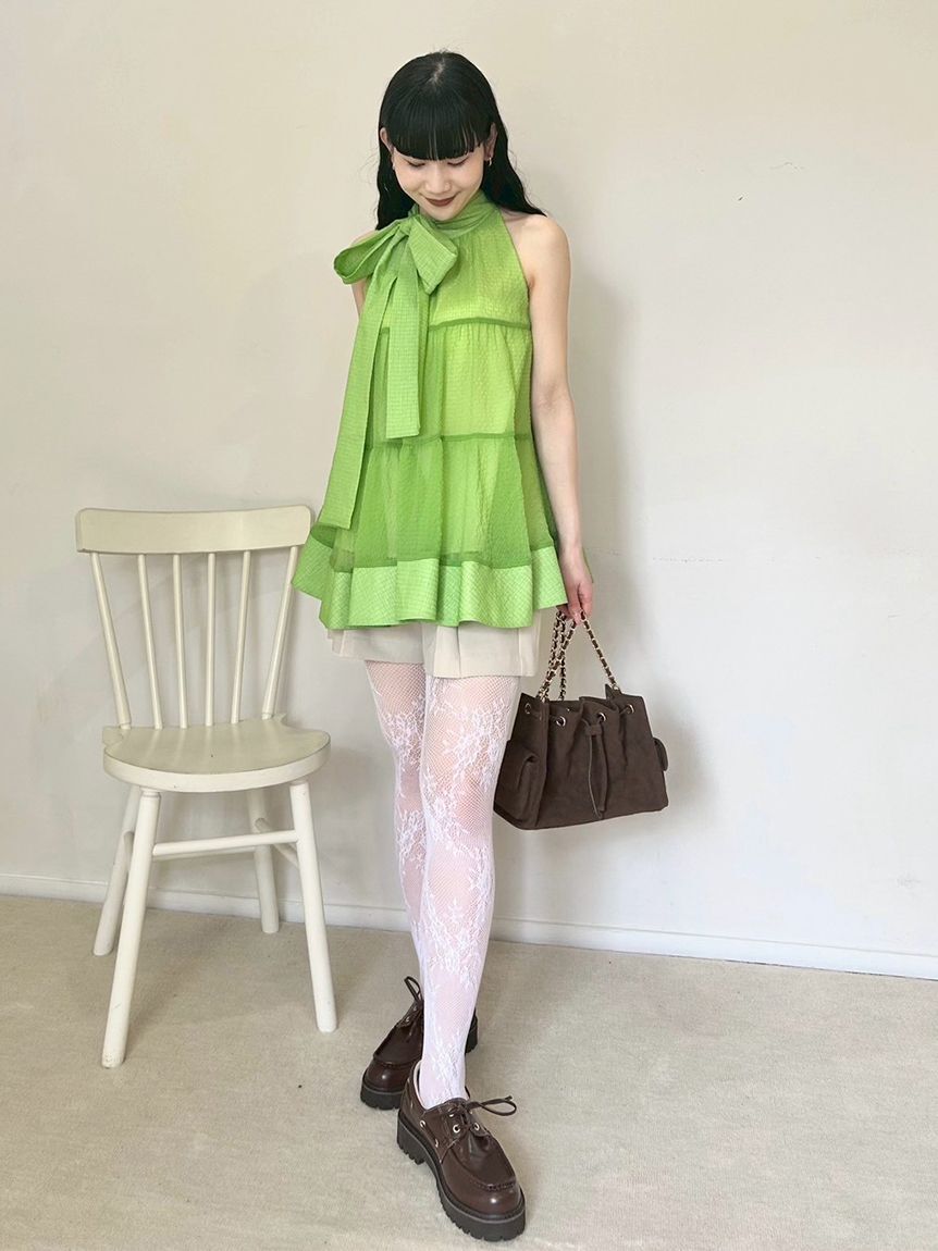 LILY BROWN「アメスリティアード2wayブラウス」|シャツ・ブラウス|