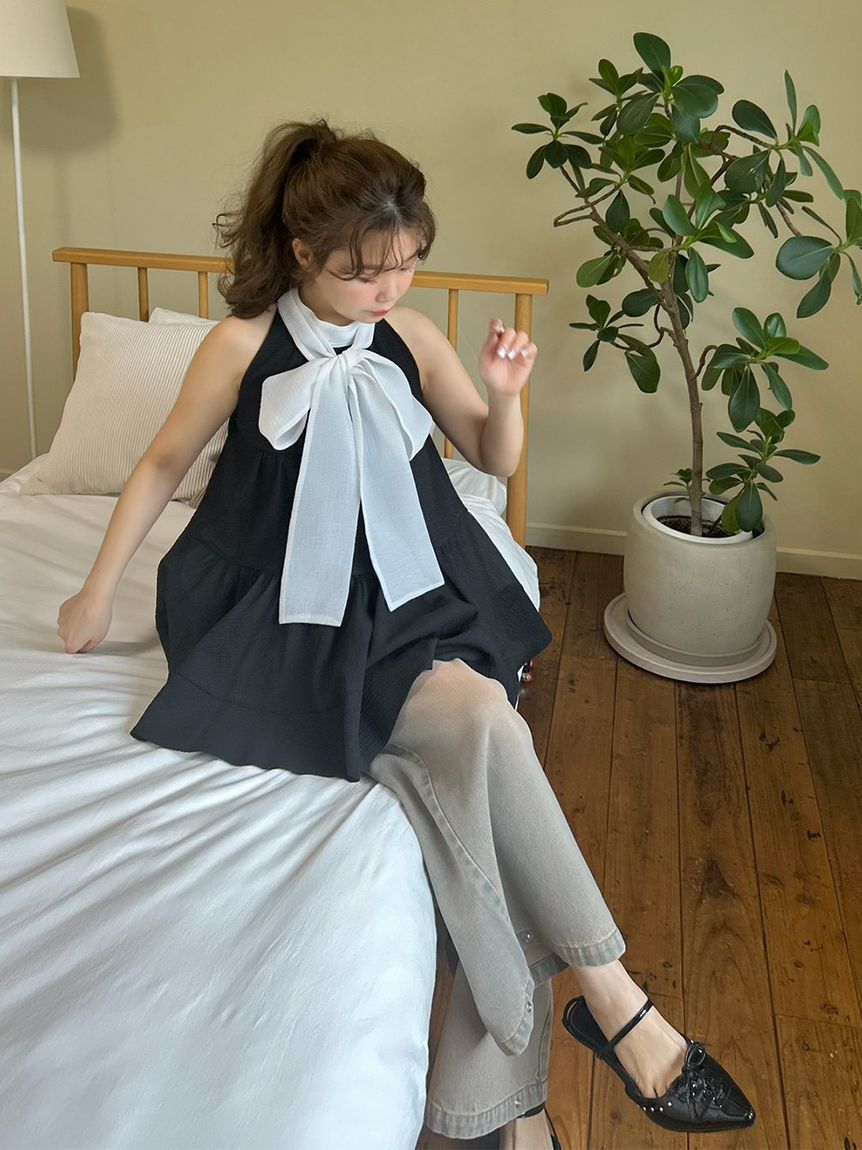 LILY BROWN「アメスリティアード2wayブラウス」|シャツ・ブラウス|