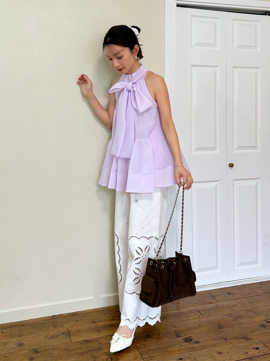 LILY BROWN「アメスリティアード2wayブラウス」|シャツ・ブラウス|