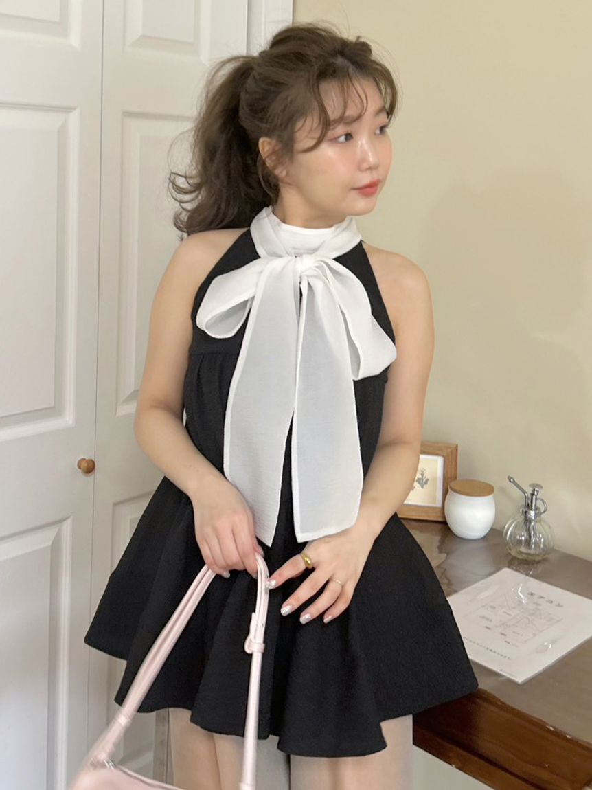 LILY BROWN「アメスリティアード2wayブラウス」|シャツ・ブラウス|