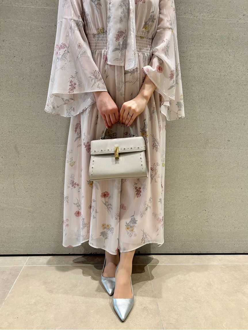 CELFORD「フラワープリントボウタイワンピース」|ワンピース|