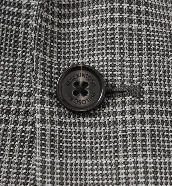 MACKINTOSH PHILOSOPHY「テーラードジャージージャケット グレンチェックカラミ」|テーラードジャケット|