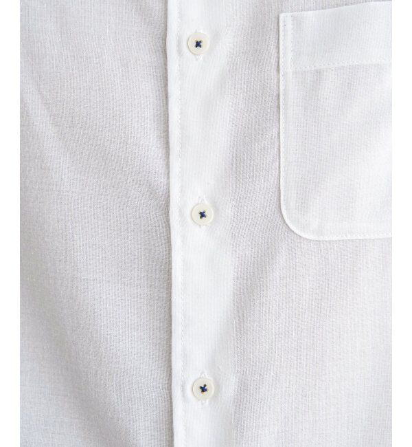 ikka「７ブリネンコンキリカエポケットＳＨ」|シャツ・ブラウス|