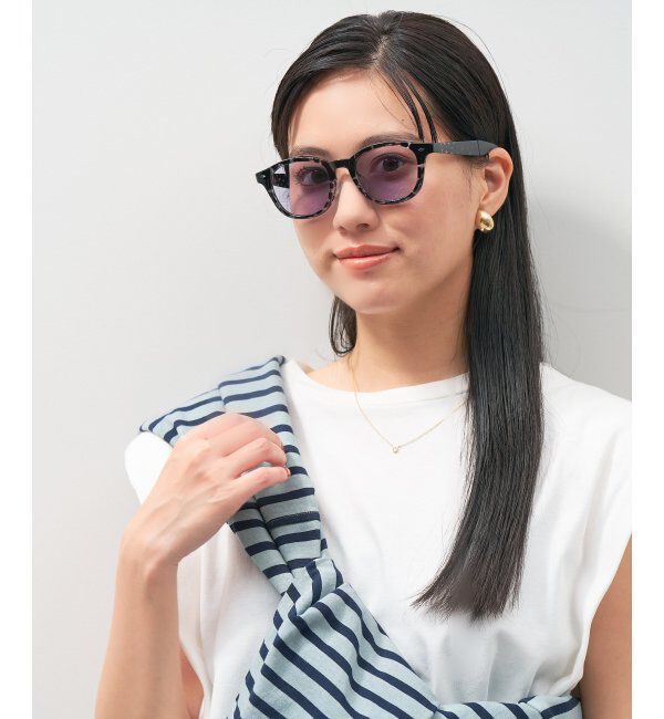  「ウェリントン型 調光サングラス レンズの色が変わるサングラス Zoff | YURIE OUTDOOR EDITION」|サングラス|