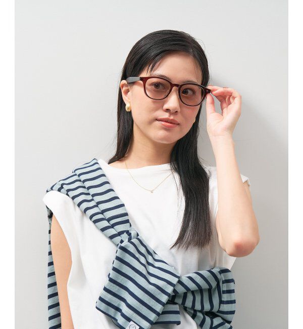  「ウェリントン型 調光サングラス レンズの色が変わるサングラス Zoff | YURIE OUTDOOR EDITION」|サングラス|