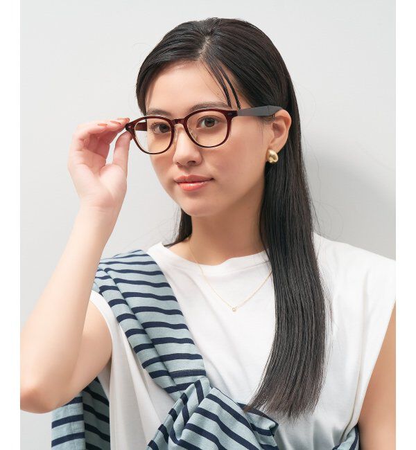  「ウェリントン型 調光サングラス レンズの色が変わるサングラス Zoff | YURIE OUTDOOR EDITION」|サングラス|