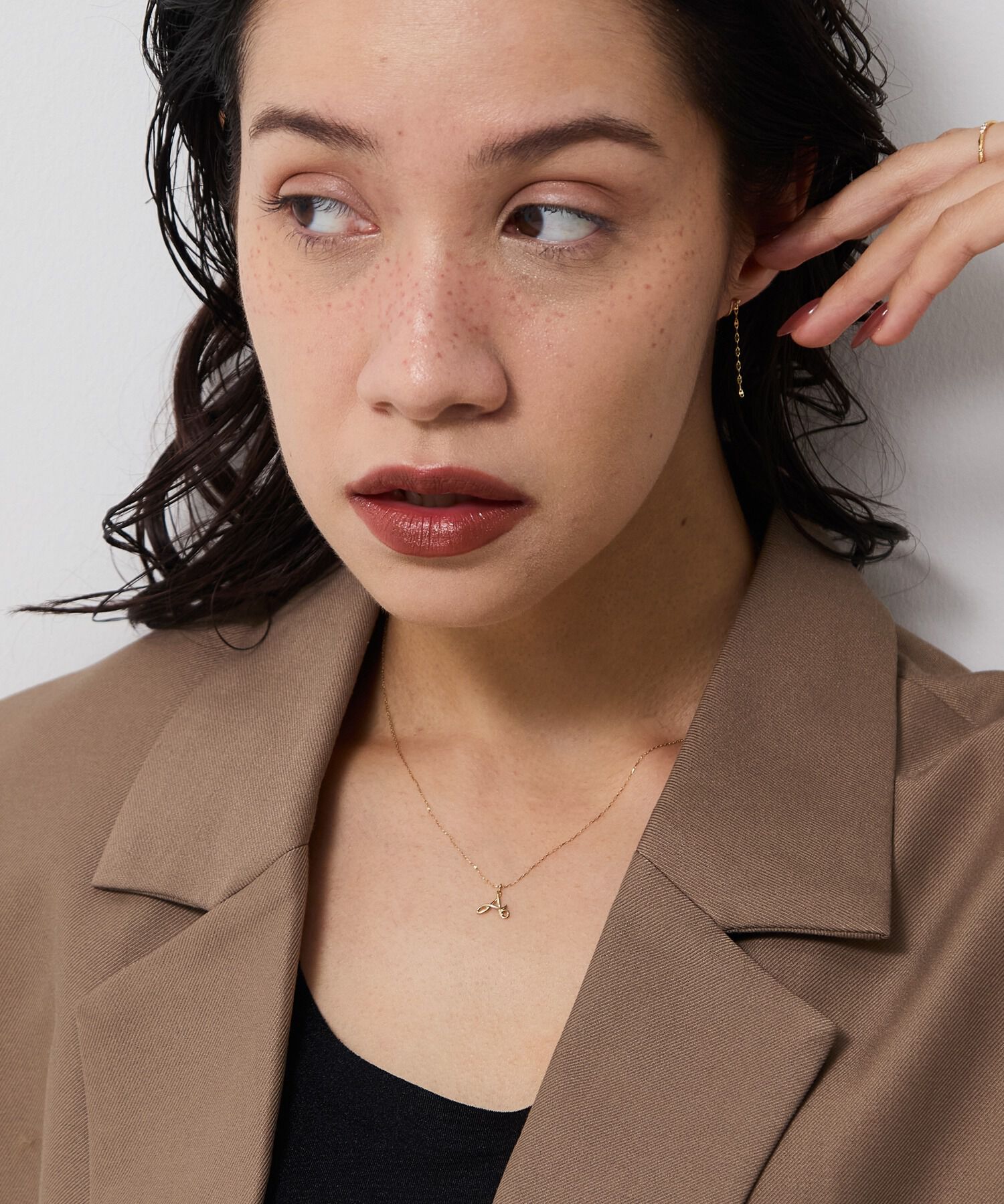 JUPITER「【K10】イニシャルネックレス」|ネックレス|