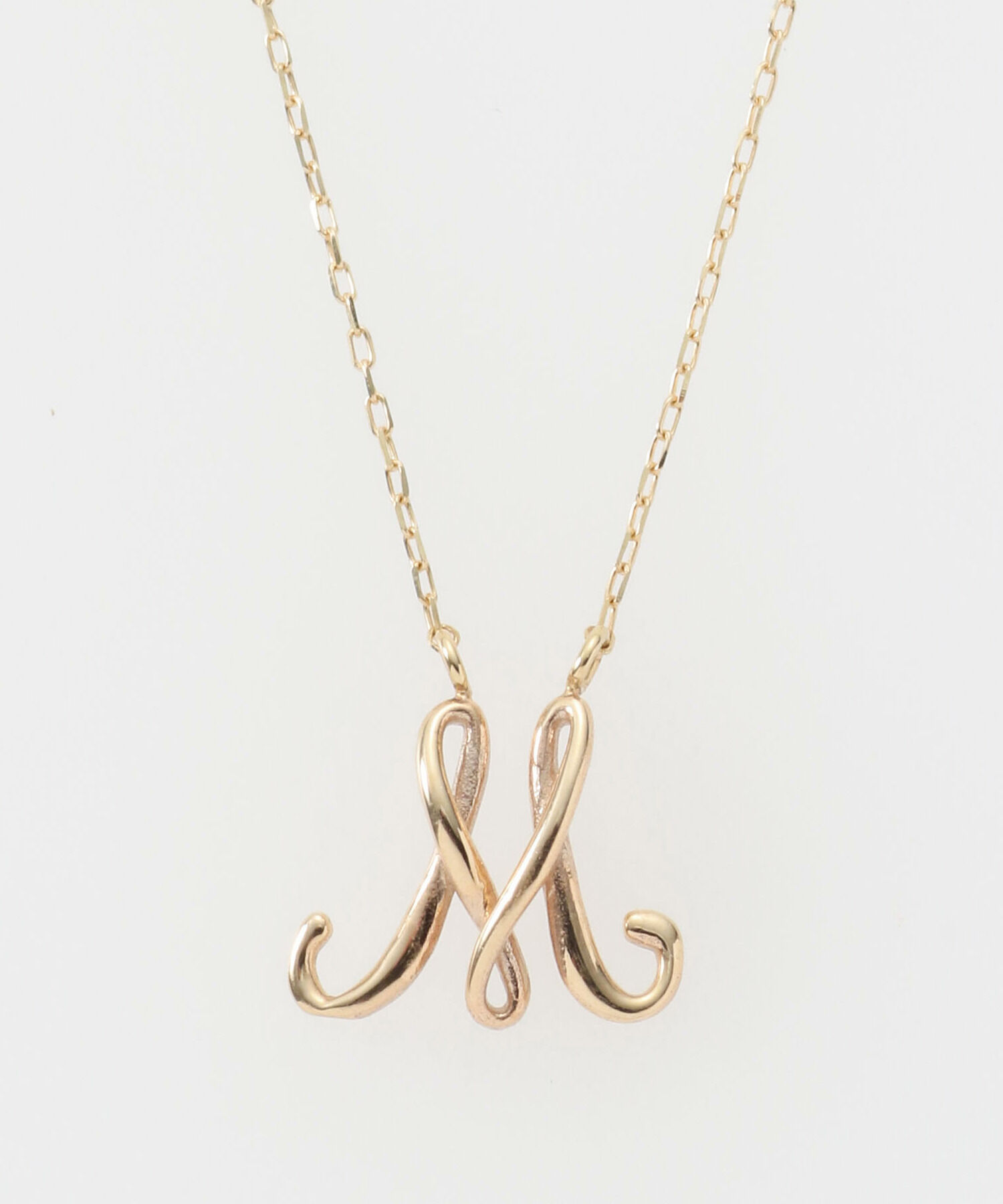 JUPITER「【K10】イニシャルネックレス」|ネックレス|